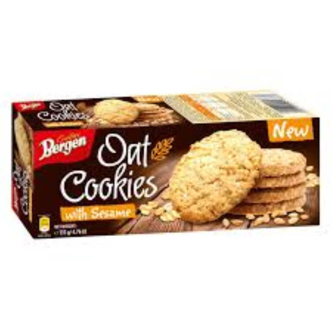 BERGEN OAT COOKIES WITH SESAME 135G